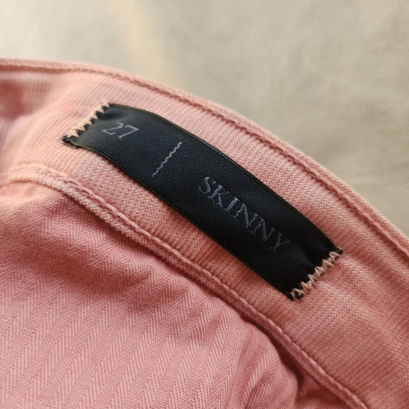 NWT Juicy Couture Women's Worn Skinny Pink Corduroy Pants Size 27 (US 4) - Picture 5 of 9